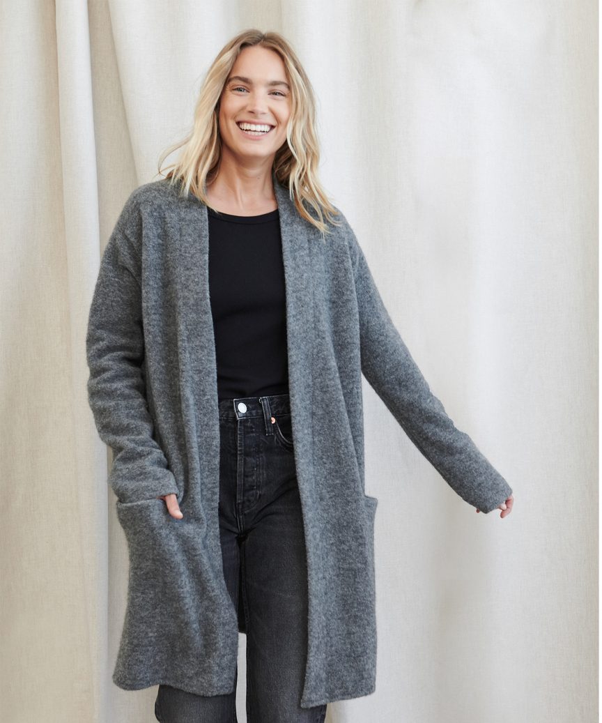 Manteau Long Avec Poches