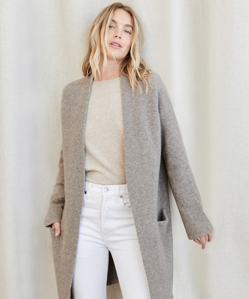 Manteau Long Avec Poches