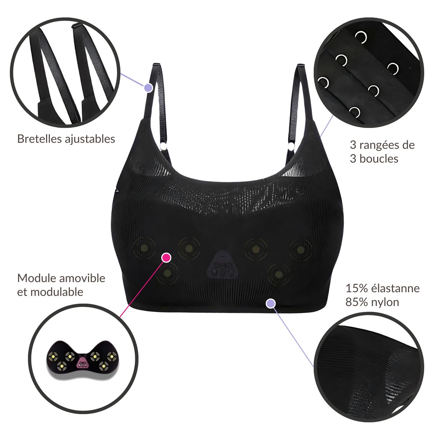 Léa | Soutien-Gorge Rehausseur Ajustable